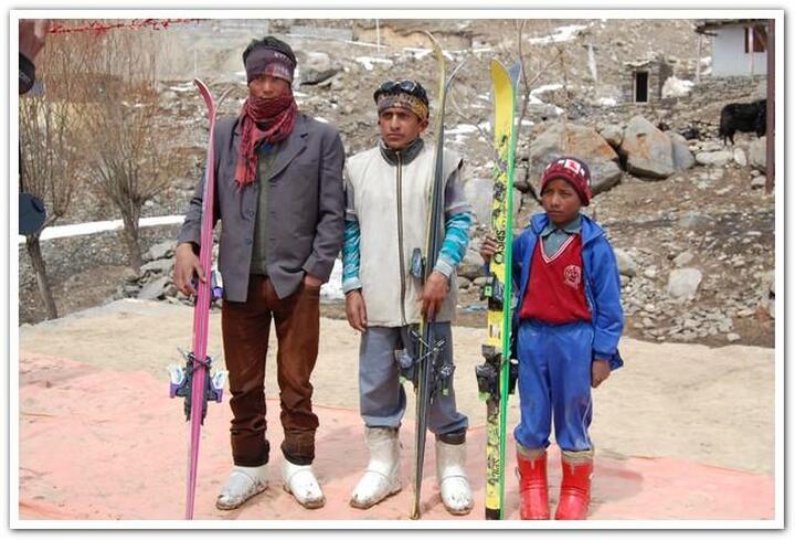 Winners of the Skiing competition Pangi.jpg